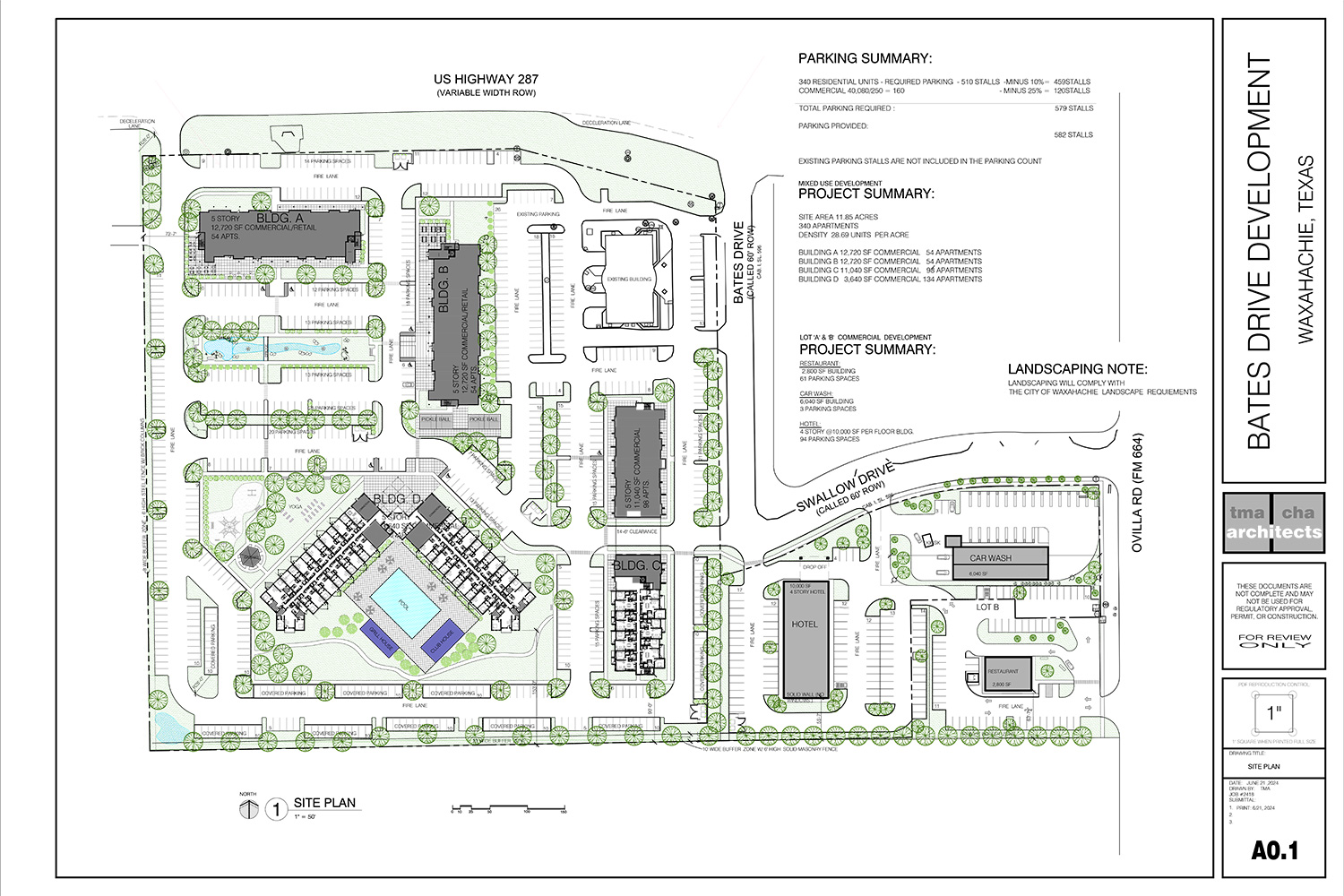 Architecture Masterplan Development Highlands Texas