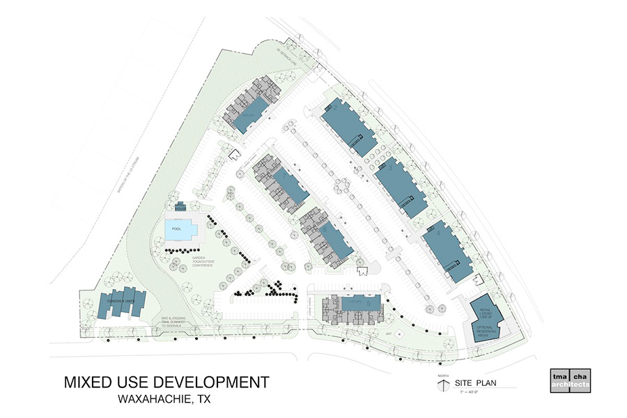 Architecture Masterplan North Texas Grove