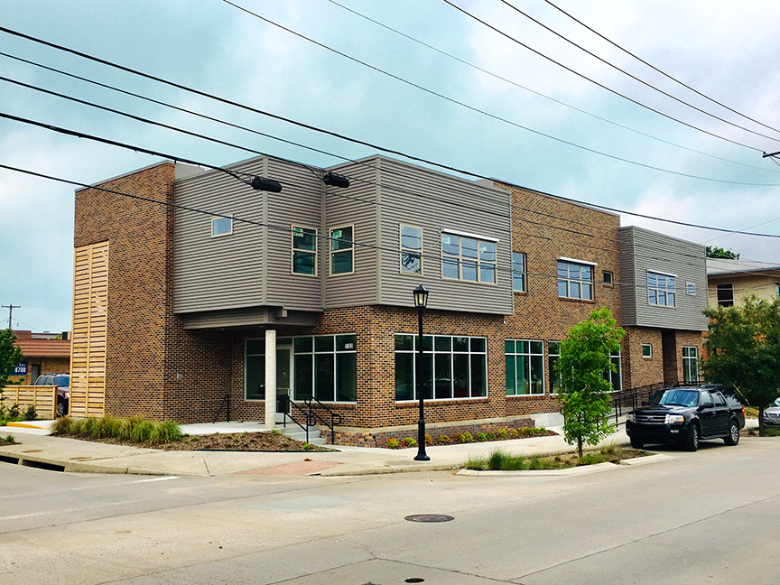 Architecture Medical Office with Apartments Above