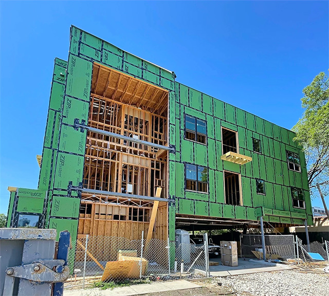 Multi-family construction canon ave Fort Worth