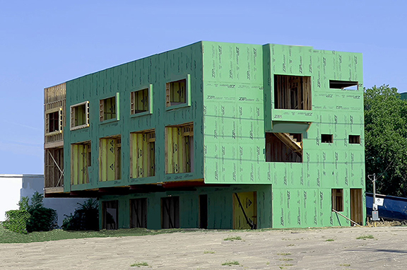 Townhomes Architecture Space Optimized Fort Worth